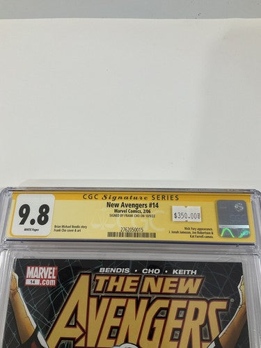New Avengers 14 CGC 9.8 2006 Signed  Frank Cho