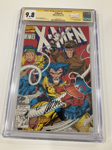 X-Men 4 CGC 9.8 1992 Signed Jim Lee
