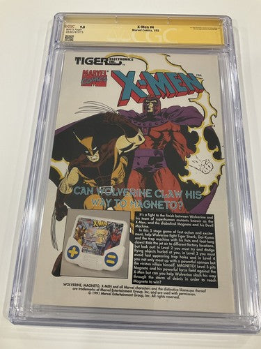 X-Men 4 CGC 9.8 1992 Signed Jim Lee