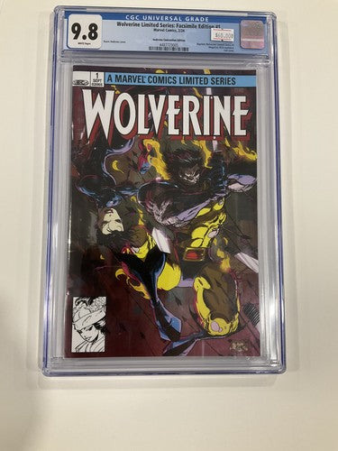 Wolverine Limited Series: Fascimile Edition 1 CGC 9.8 Megacon 2024