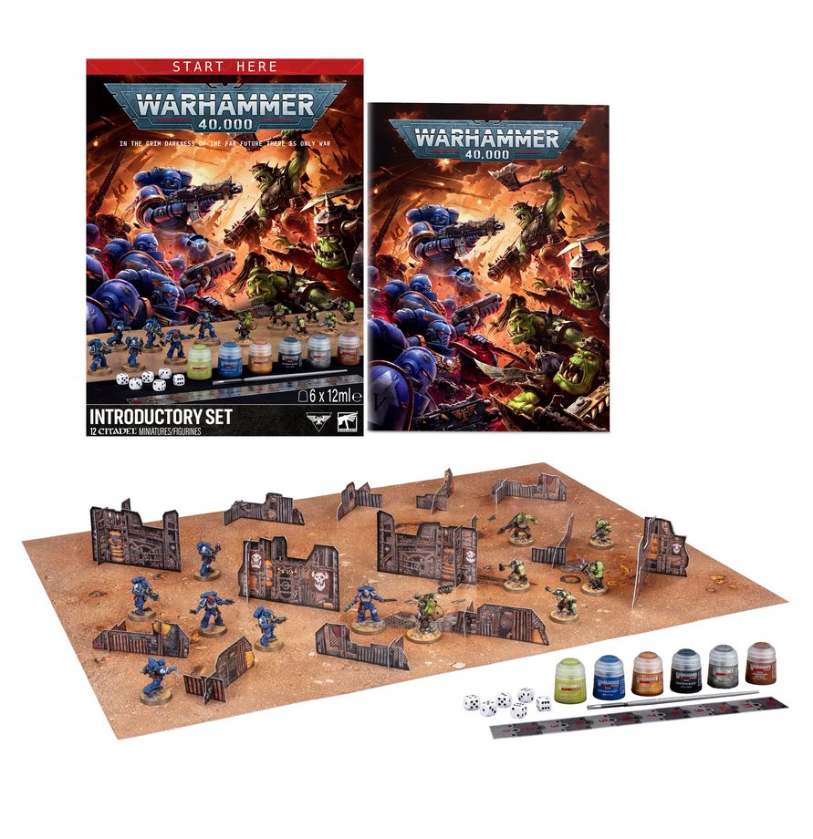 Warhammer 40,000 Introductory Set Orks Space Marines