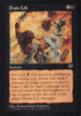 Drain Life - Mirage: #118, Magic: The Gathering Nm R107