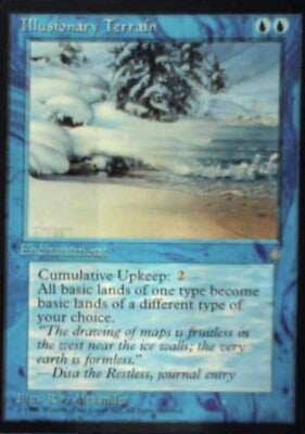 Illusionary Terrain - Ice Age: #77, Magic: The Gathering Nm R243