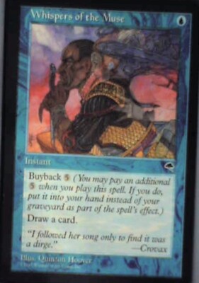 Whispers of the Muse - Tempest: #103, Magic: The Gathering Nm R109