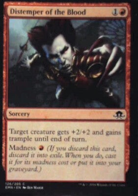 Distemper of the Blood - Eldritch Moon: #126, Magic: The Gathering Nm R207