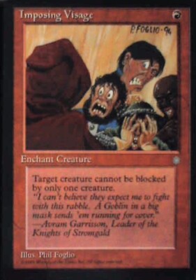 Imposing Visage - Ice Age: #193, Magic: The Gathering Nm R83