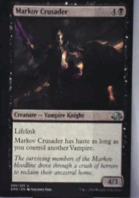Markov Crusader - Eldritch Moon: #95, Magic: The Gathering Nm R148