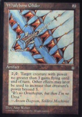 Whalebone Glider - Ice Age: #349, Magic: The Gathering Nm R83