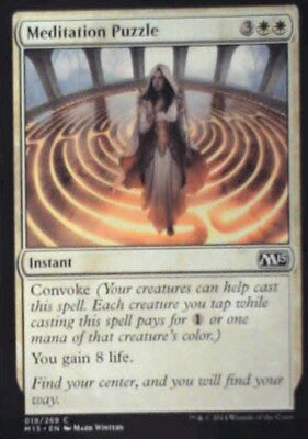 Meditation Puzzle - Magic 2015 (M15): #19, Magic: The Gathering Lp R97