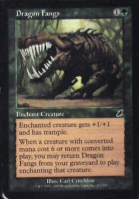 Dragon Fangs - Scourge: #117, Magic: The Gathering Lp R38