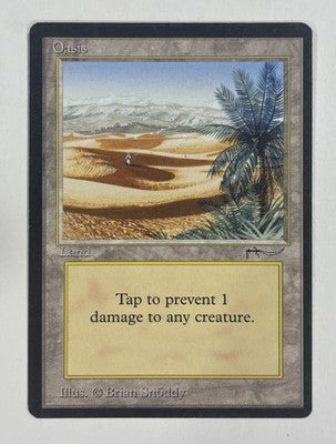 Oasis Arabian Nights LP Light Play MTG Magic The Gathering C