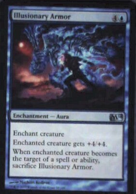 Illusionary Armor - Magic 2014 (M14): #59, Magic: The Gathering Nm R222
