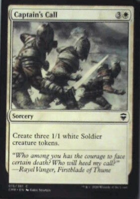 Captain's Call - Commander Legends: #15, Magic: The Gathering Nm R154
