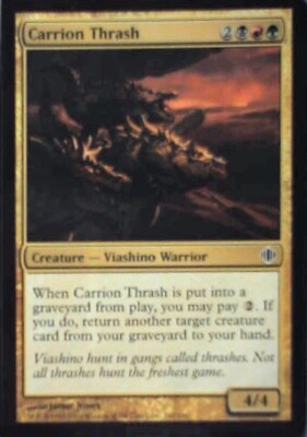 Carrion Thrash - Shards of Alara: #162, Magic: The Gathering Nm R177