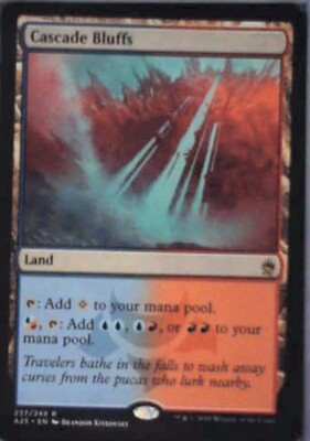Cascade Bluffs - Masters 25: #237, Magic: The Gathering Nm R238