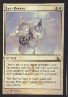 Lyev Decree - Dragon's Maze: #3, Magic: The Gathering Lp R38