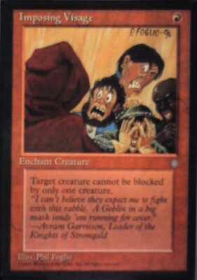 Imposing Visage - Ice Age: #193, Magic: The Gathering Nm R124