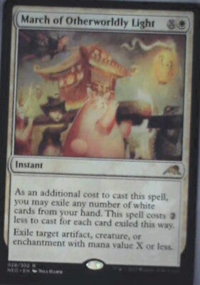 March of Otherworldly Light - Kamigawa: Neon Dynasty: #28, MTG Nm R240