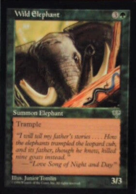 Wild Elephant - Mirage: #254, Magic: The Gathering Lp R96