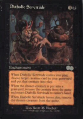 Diabolic Servitude - Urza's Saga: #130, Magic: The Gathering Nm R204