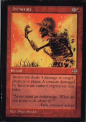 Incinerate - Mirage: #184, Magic: The Gathering Lp R96