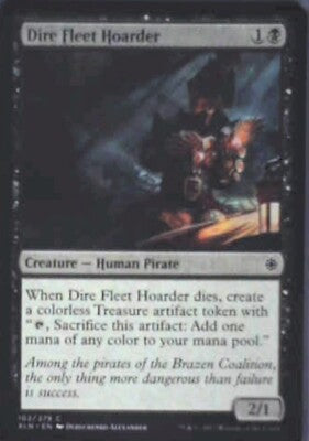 Dire Fleet Hoarder - Ixalan: #102, Magic: The Gathering Nm R145