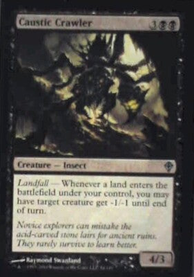 Caustic Crawler - Worldwake: #54, Magic: The Gathering Lp R36
