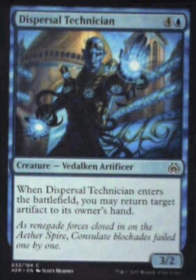 Dispersal Technician - Aether Revolt: #32, Magic: The Gathering Nm R117