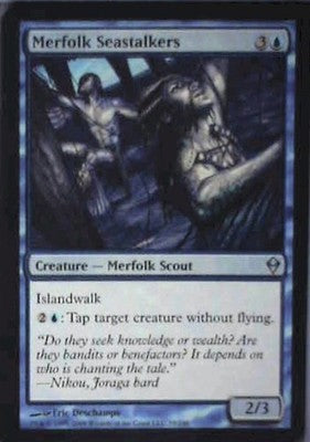 Merfolk Seastalkers - Zendikar: #55, Magic: The Gathering Nm C333