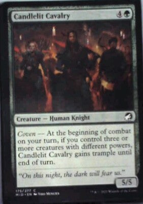 Candlelit Cavalry - Innistrad: Midnight Hunt: #175, Magic: The Gathering Nm R115