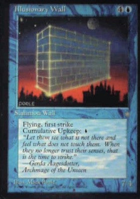 Illusionary Wall - Ice Age: #78, Magic: The Gathering Lp C334
