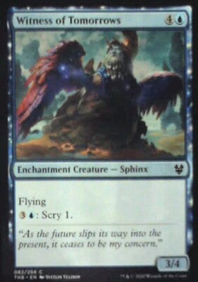 Witness of Tomorrows - Theros Beyond Death: #82, Magic: The Gathering Nm R229