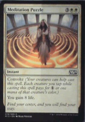 Meditation Puzzle - Magic 2015 (M15): #19, Magic: The Gathering Nm R113