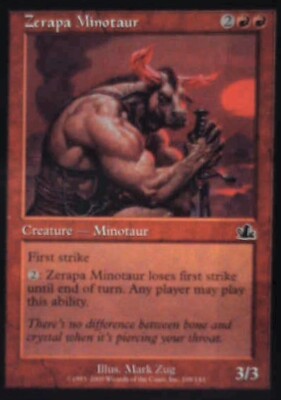 Zerapa Minotaur - Prophecy: #108, Magic: The Gathering Nm R176