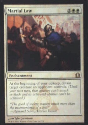 Martial Law - Return to Ravnica: #14, Magic: The Gathering Nm R214