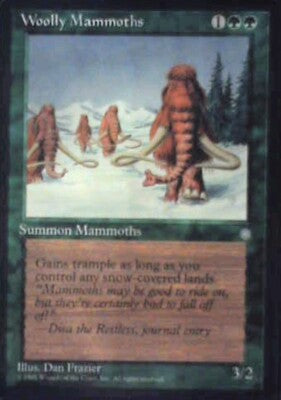 Woolly Mammoths - Ice Age: #278, Magic: The Gathering Nm R211