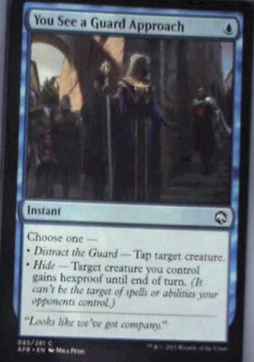 You See a Guard Approach - Adventures in the Forgotten Realms: #85 Nm R115