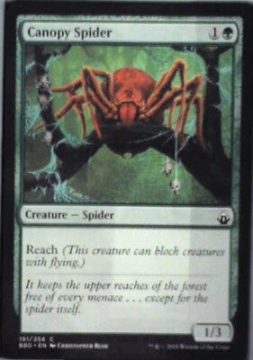 Canopy Spider - Battlebond: #191, Magic: The Gathering Nm R179
