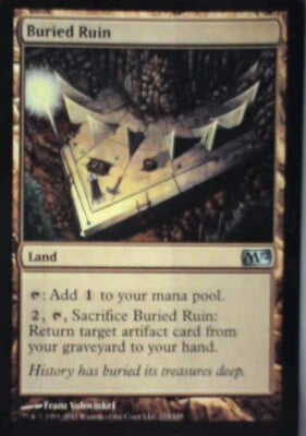 Buried Ruin - Magic 2012 (M12): #224, Magic: The Gathering Nm R208