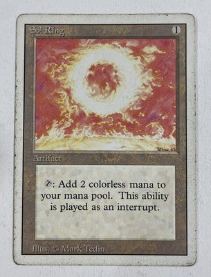 Sol Ring Revised Hop MTG Magic The Gathering