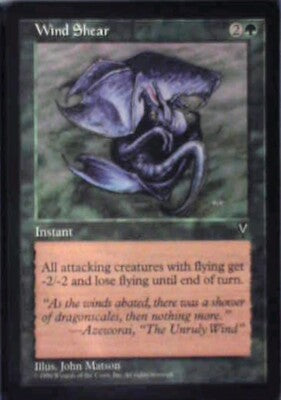 Wind Shear - Visions: #125, Magic: The Gathering Nm R187