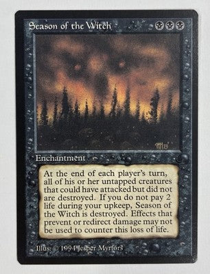 Season Of The Witch The Dark Near Mint NM MTG Magic The Gathering B