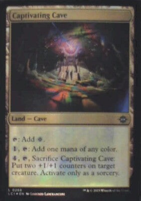 Captivating Cave - The Lost Caverns of Ixalan: #268, MTG - Foil Nm R248