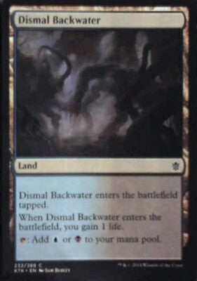 Dismal Backwater - Khans of Tarkir: #232, Magic: The Gathering Nm R169