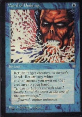 Word of Undoing - Ice Age: #108, Magic: The Gathering Lp C334