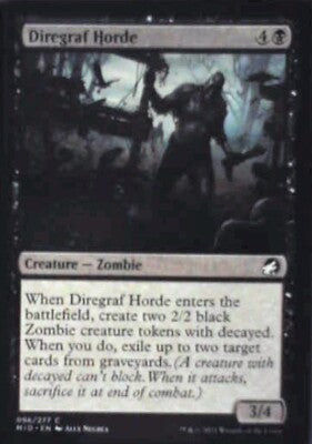 Diregraf Horde - Innistrad: Midnight Hunt: #96, Magic: The Gathering Nm R162
