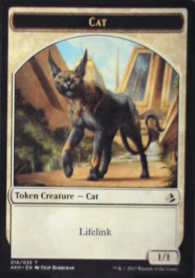 Cat Token - Amonkhet: #16, Magic: The Gathering Nm R176