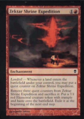 Zektar Shrine Expedition - Zendikar: #155, Magic: The Gathering Lp R38
