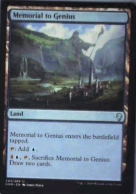 Memorial to Genius - Dominaria: #243, Magic: The Gathering Nm R142