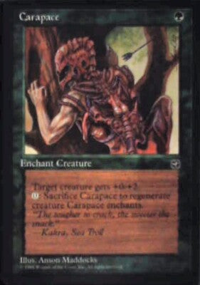 Carapace - Homelands: #84a, Magic: The Gathering Nm R124
